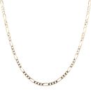 9ct Yellow Gold Figaro Chain 20"
