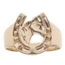 9ct Yellow Gold Horseshoe Ring