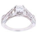 Platinum 0.75ct Brilliant Cut Lab Grown Diamond Solitaire Ring