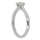 Platinum 0.51ct Brilliant Cut Diamond Solitaire Ring