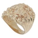 9ct Yellow Gold Five Row Horse Keeper Ring