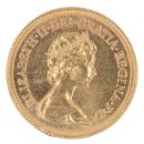 1980 Elizabeth II Decimal Portrait UK Full Sovereign Coin