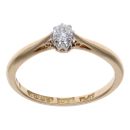 18ct Yellow Gold 0.15ct Brilliant Cut Diamond Solitaire Ring