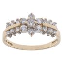14ct Yellow Gold Cubic Zirconia Fancy Ring