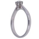 9ct White Gold 0.20ct Brilliant Cut Diamond Solitaire Ring