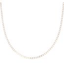 9ct Yellow Gold Square Curb Chain 18"