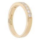 18ct Yellow Gold 0.25ct Diamond Half Eternity Ring