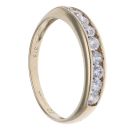 9ct Yellow Gold Cubic Zirconia Eternity Ring