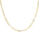 22ct Yellow Gold Paper Link Chain 16"