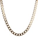 9ct Yellow Gold Curb Chain 20"