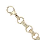 9ct Yellow Gold Fancy Belcher Bracelet 8"