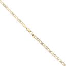 9ct Yellow Gold Double Curb Chain 18"