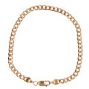 9ct Yellow Gold Curb Bracelet 7.5"
