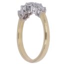 18ct Yellow Gold 1.00ct Brilliant Cut Diamond Five Stone Ring