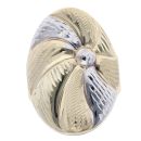 14ct Yellow And White Gold Patterned Fancy Ring