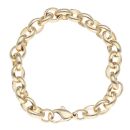 9ct Yellow Gold Belcher Bracelet 8"