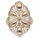 14ct Yellow Gold Floral Ring