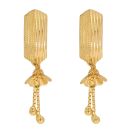 22ct Yellow Gold Textured Tassel Stud Earrings