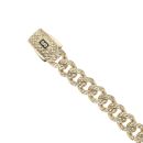 14ct Yellow Gold Monaco Classic Flex Lock Curb Bracelet 8"