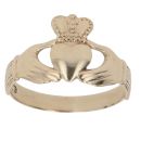 9ct Yellow Gold Claddagh Fancy Ring