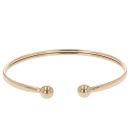 9ct Yellow Gold Plain Torque Bangle