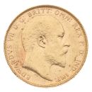 1908 Edward VII Large Head Australia Full Sovereign Coin