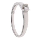 Platinum 0.25ct Princess Cut Diamond Solitaire Ring