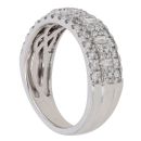 Platinum 1.00ct Brilliant and Baguette Cut Diamond Fancy Ring