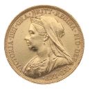 1899 Victoria Old Head Australia Full Sovereign Coin