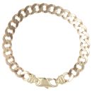 9ct Yellow Gold Curb Bracelet 8.5"