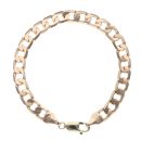 9ct Yellow Gold Curb Bracelet 8"