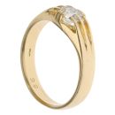 18ct Yellow Gold 0.80ct Diamond Signet Ring