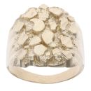 9ct Yellow Gold Nugget Ring