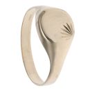 9ct Yellow Gold Patterned Signet Ring