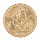 1906 Edward VII Large Head UK Half Sovereign Coin