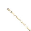 9ct Yellow Gold Fancy Bracelet 7"
