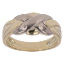 18ct Yellow Gold Patterned Puzzle Ring