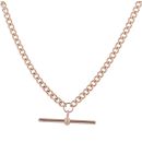 9ct Rose Gold Albert Chain 18"