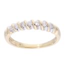 9ct Yellow Gold 0.15ct Diamond Eternity Ring