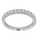 Platinum 0.50ct Brilliant Cut Diamond Half Eternity Ring
