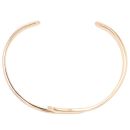 9ct Yellow Gold Crossover Torque Bangle