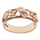9ct Yellow And Rose Gold Tree Of Life Clogau Ring