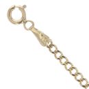 14ct Yellow Gold Children's Plain ID Bracelet 5.5"