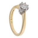 18ct Yellow Gold 0.50ct Brilliant Cut Diamond Solitaire Ring