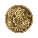 1909 Edward VII Large Head UK Half Sovereign Coin