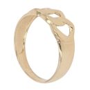 18ct Yellow Gold Curb Link Fancy Ring
