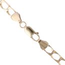 9ct Yellow Gold Square Curb Chain 22"