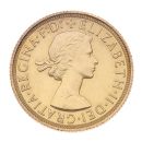 1959 Elizabeth II First Portrait UK Full Sovereign Coin
