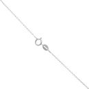 18ct White Gold 0.35ct Brilliant Cut Diamond Solitaire Pendant and Chain 18"