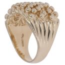 9ct Yellow Gold Six Row Keeper Ring